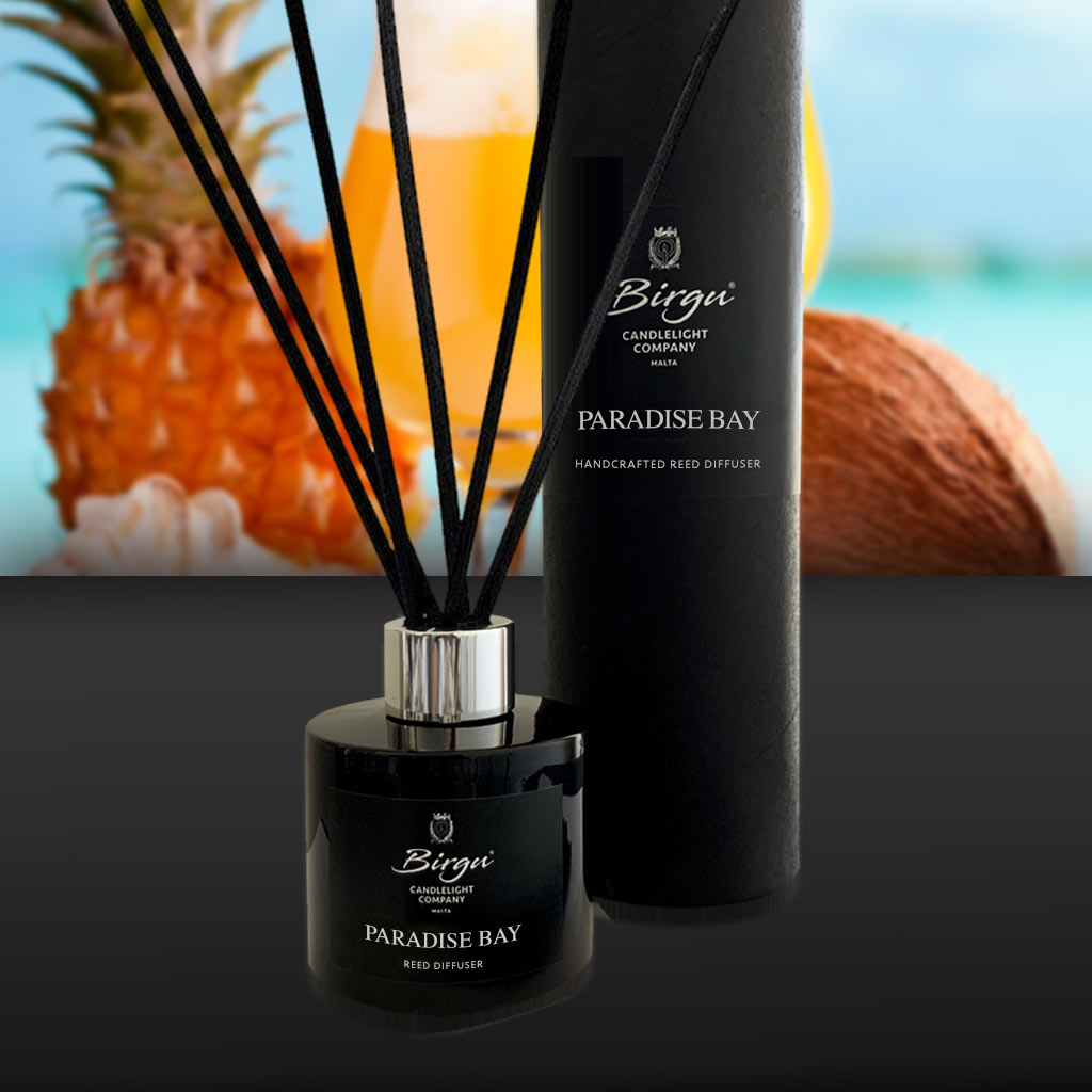 Paradise Bay - Reed Diffuser Box - Birgu Candlelight Company