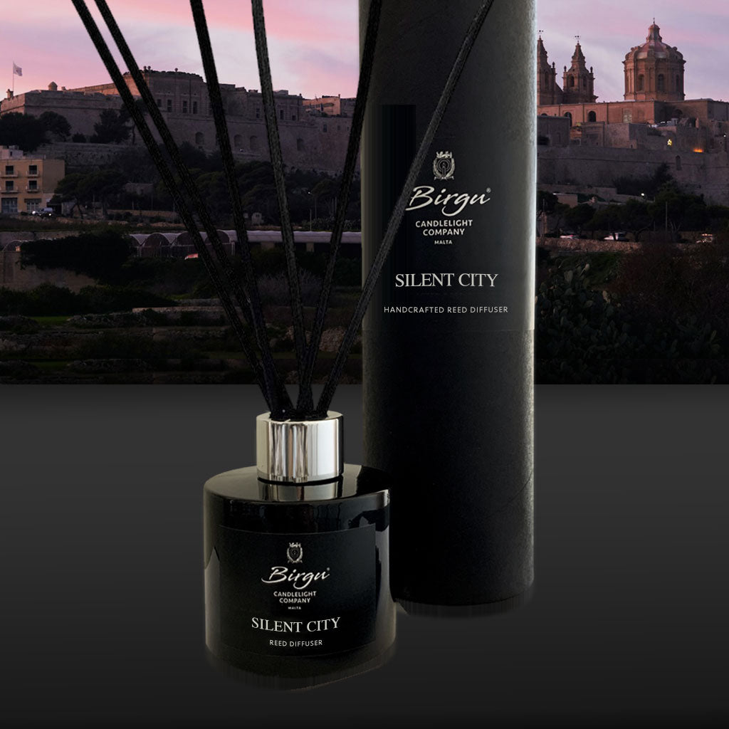 Silent City - Reed Diffuser Box - Birgu Candlelight Company
