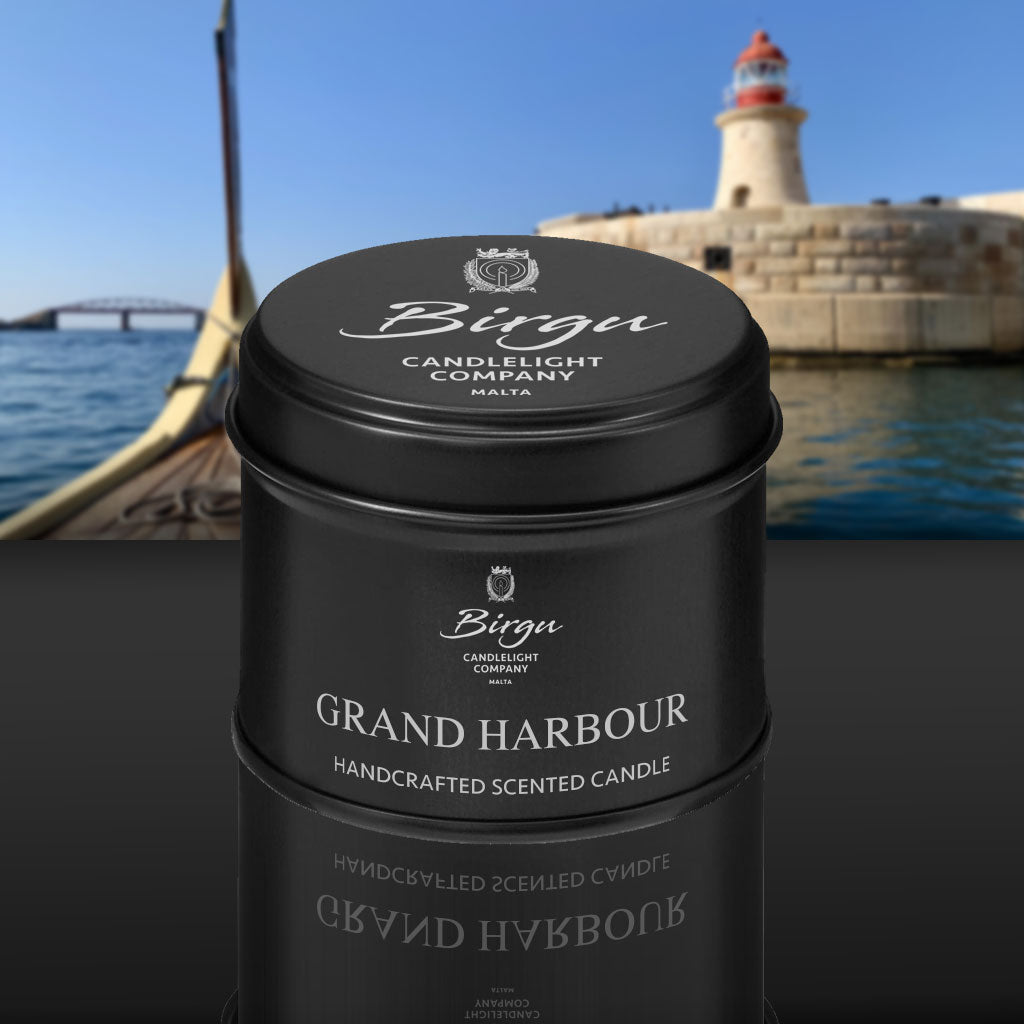 Grand Harbour - Scented Candle Small Tin - Birgu Candlelight Company