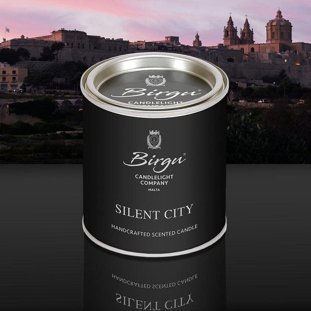 Silent City - Scented Candle Tin - Birgu Candlelight Company