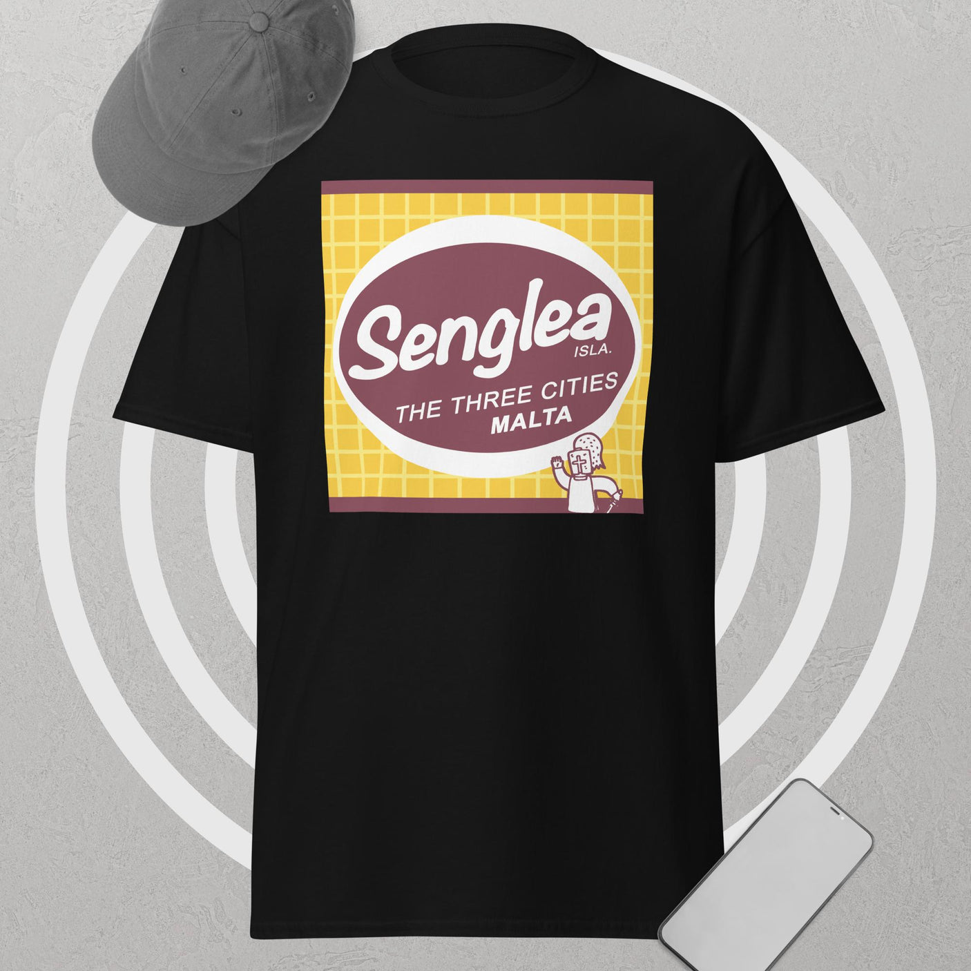 Senglea - Three Cities Collection - Unisex Classic Gildan T-shirt