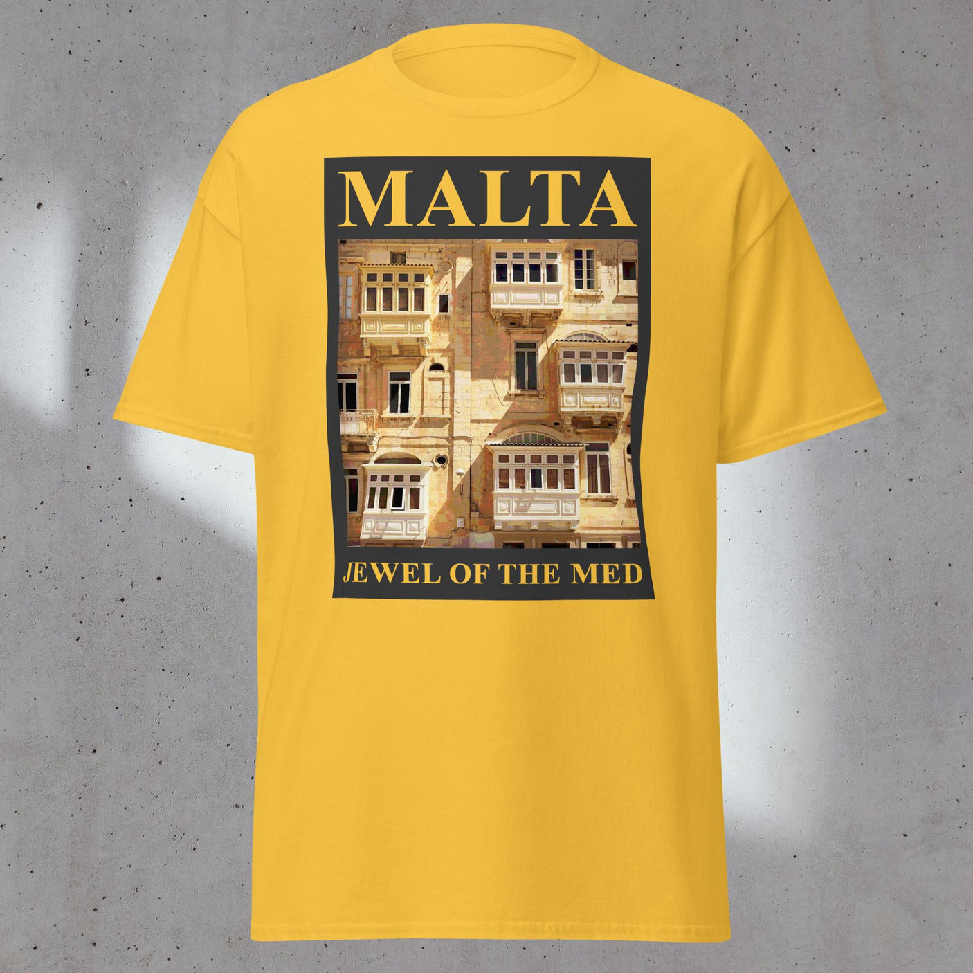Malta Jewel Of The Med - Unisex Classic Gildan T-shirt