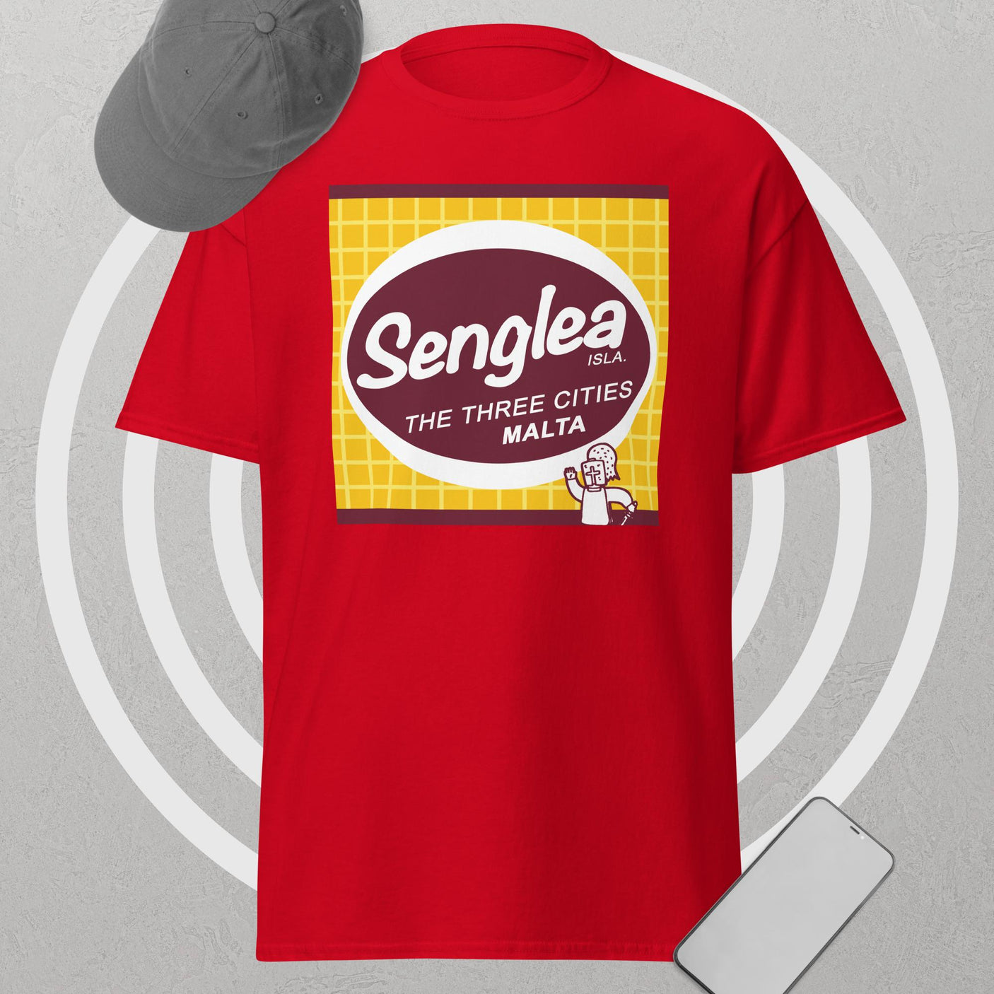 Senglea - Three Cities Collection - Unisex Classic Gildan T-shirt