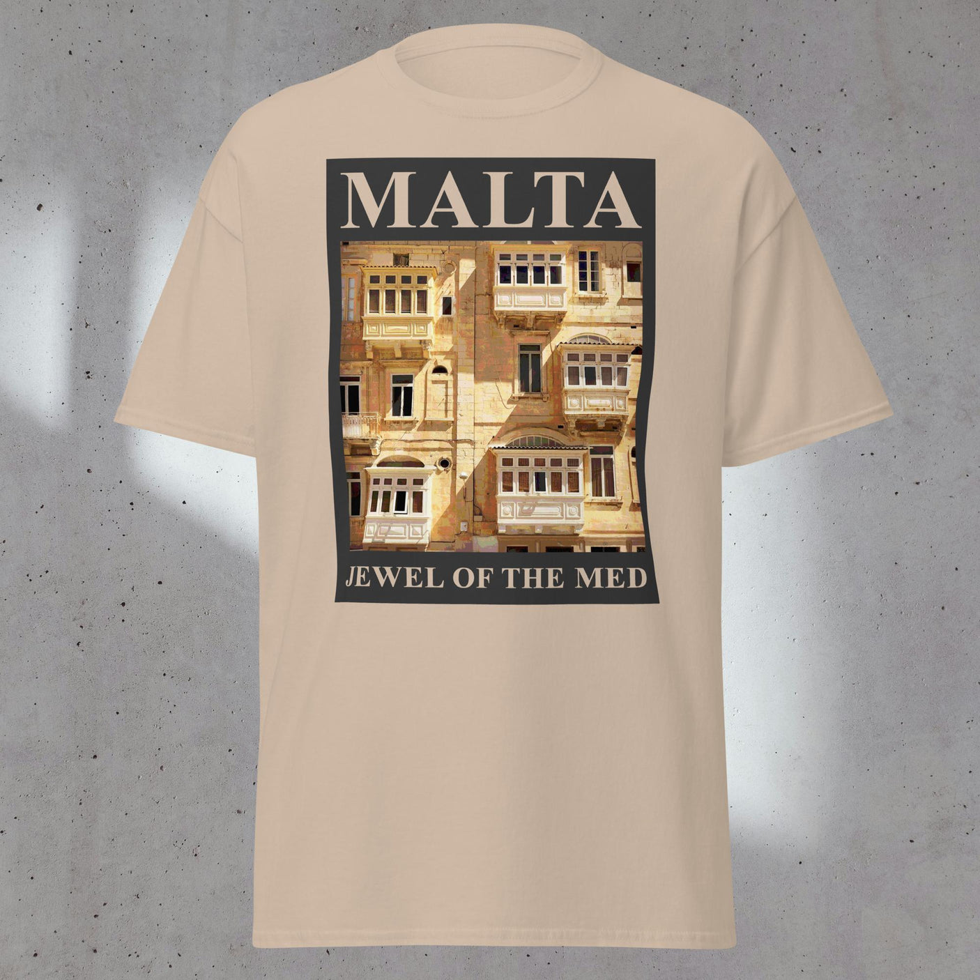 Malta Jewel Of The Med - Unisex Classic Gildan T-shirt