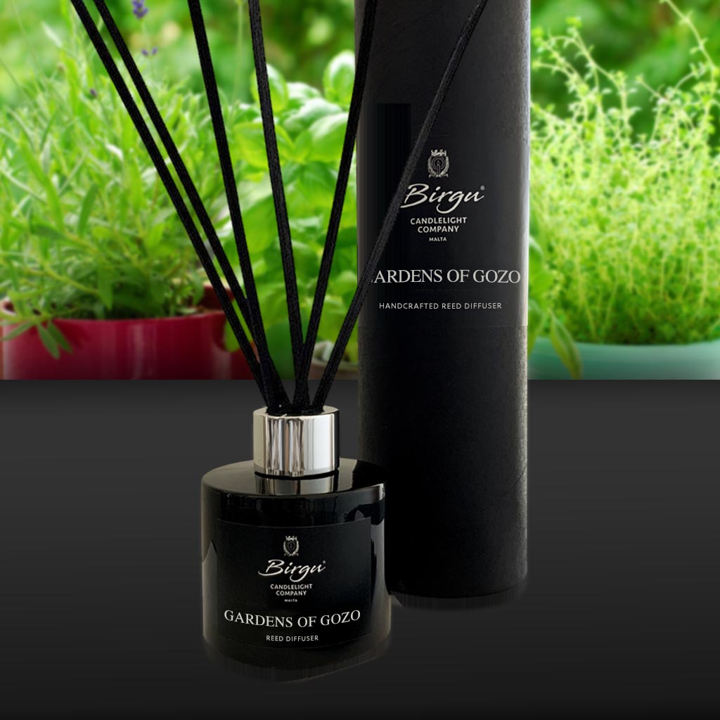Gardens Of Gozo - Reed Diffuser Box - Birgu Candlelight Company