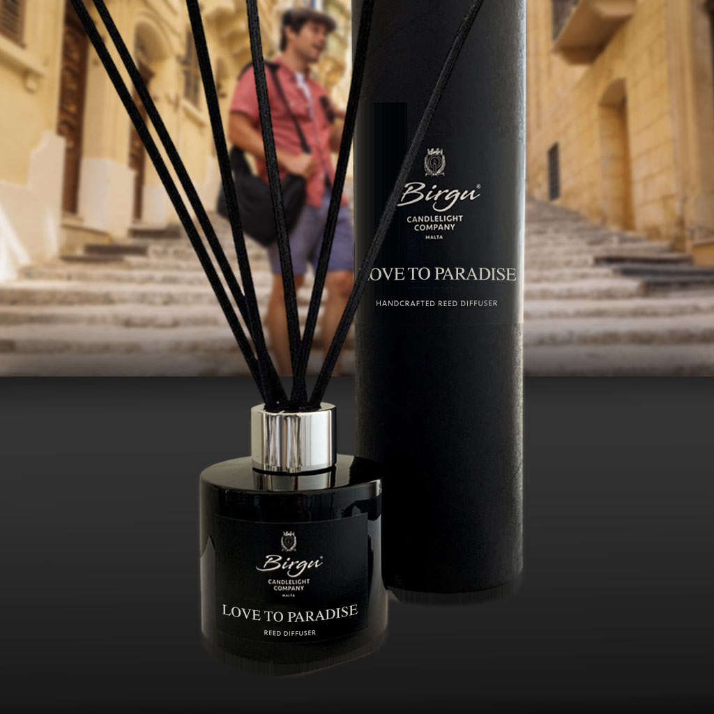 Love To Paradise - Reed Diffuser Box - Birgu Candlelight Company
