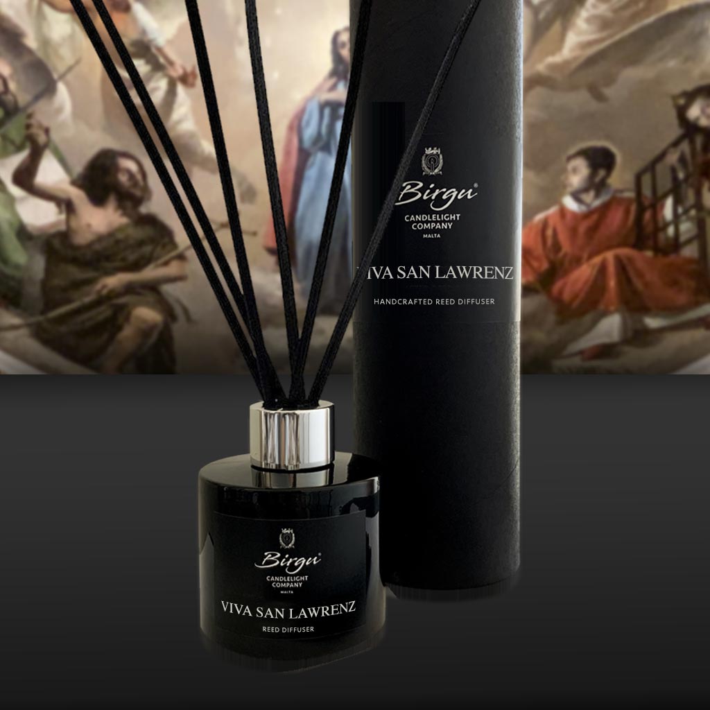 Viva San Lawrenz - Reed Diffuser Box - Birgu Candlelight Company
