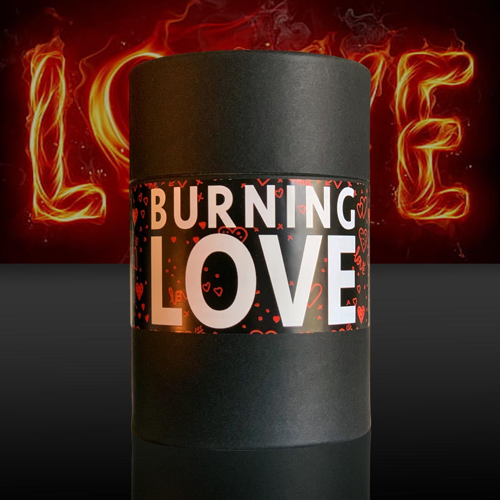 Burning Love St. Valentine's Day Scented Candle Box - Made In Malta by Birgu Candlelight Company