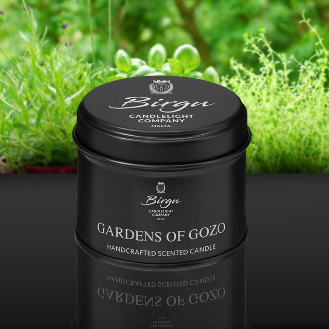 Gardens Of Gozo - Scented Candle Small Tin - Birgu Candlelight Company