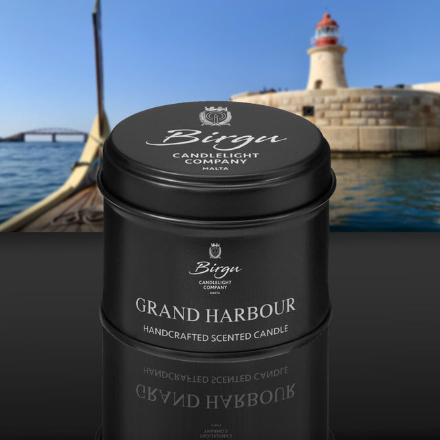 Grand Harbour - Scented Candle Small Tin - Birgu Candlelight Company
