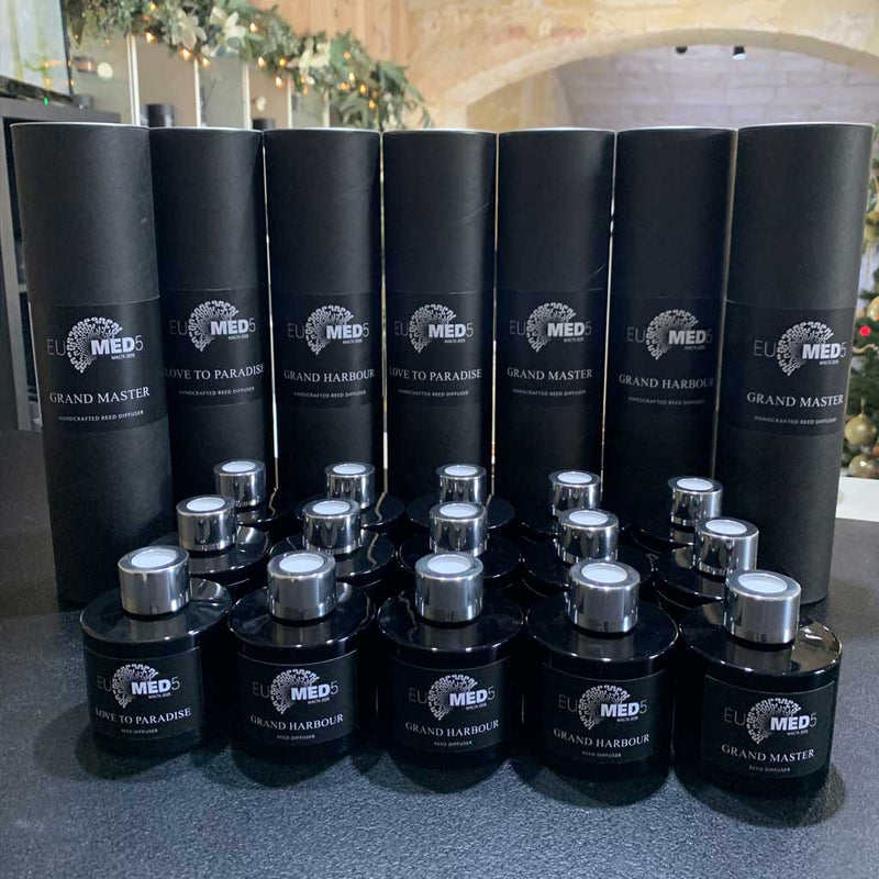 EU MED5 Conference reed diffuser gifts