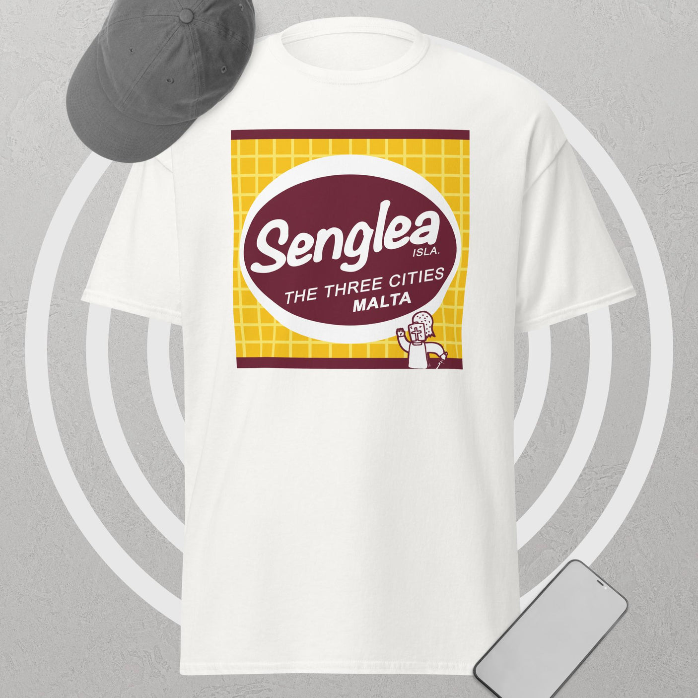 Senglea - Three Cities Collection - Unisex Classic Gildan T-shirt