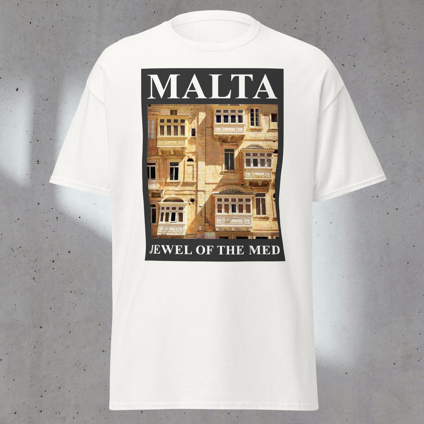 Malta Jewel Of The Med - Unisex Classic Gildan T-shirt