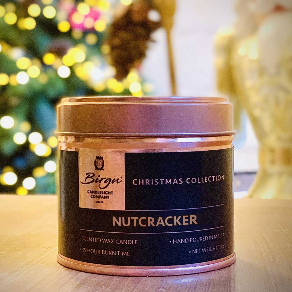 Nutcracker - Scented Candle Tin - Birgu Candlelight Company