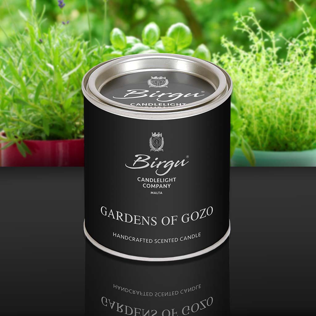 Gardens Of Gozo - Scented Candle Tin - Birgu Candlelight Company