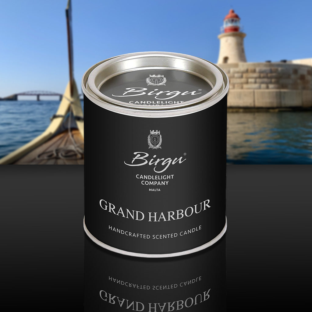 Grand Harbour - Scented Candle Tin - Birgu Candlelight Company