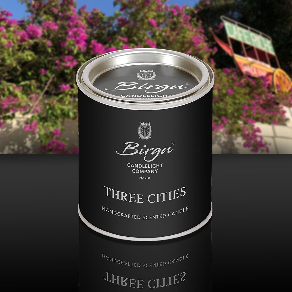Three Cities - Scented Candle Tin - Birgu Candlelight Company