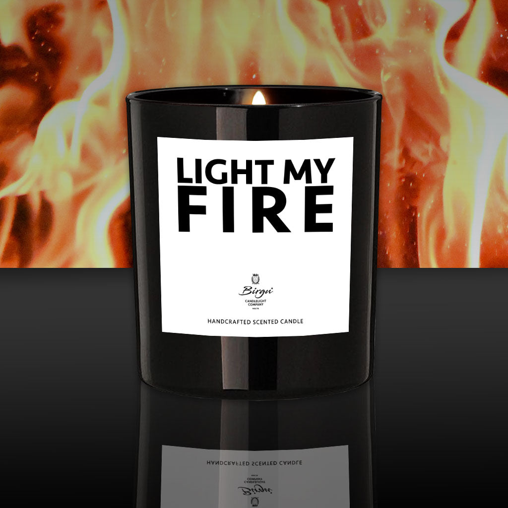 Light My Fire St. Valentine's Day Scented Candle - Made In Malta by Birgu Candlelight Company