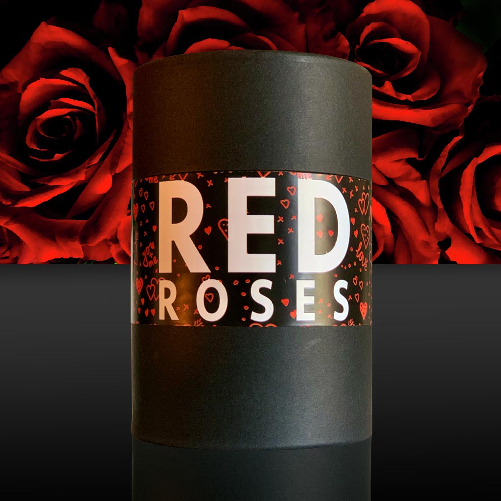 Red Roses St. Valentine's Day Scented Candle Box - Made In Malta by Birgu Candlelight Company